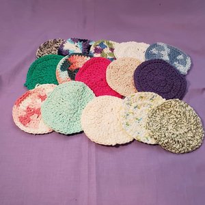 Crochet coasters